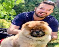 He is a proud dog dad, his dog named Bowser Cornelius Chow Chow and they also created his Instagram page called bowserchowchow.